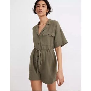 Madewell green romper